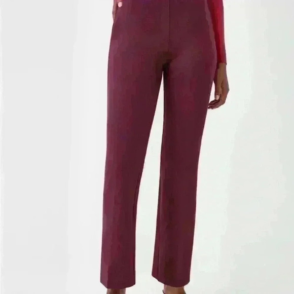 NWOT SPANXsmooth™ Ponte Kick Flare Pant 1X Petite - Chianti, Core Shaping - Picture 5 of 6